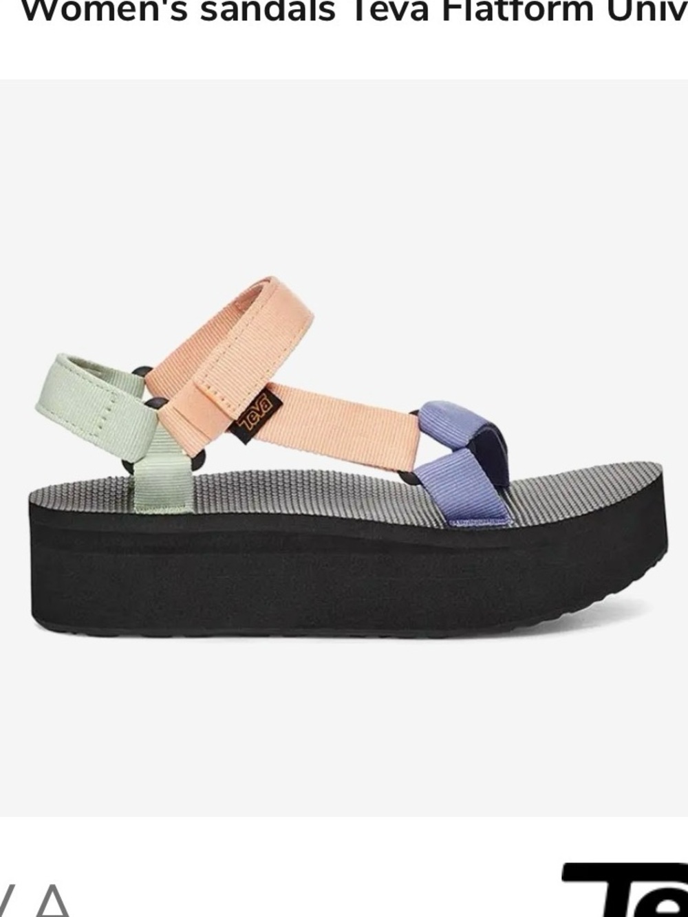 Teva Flatform Universal Sandals Sherbet Multi